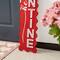 Glitzhome® 39.25" Wooden Hello Valentine Porch Décor